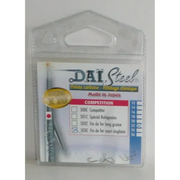 *Hameçon Daï Steel – 503 C Anglaise/Feeder (N°22/24)